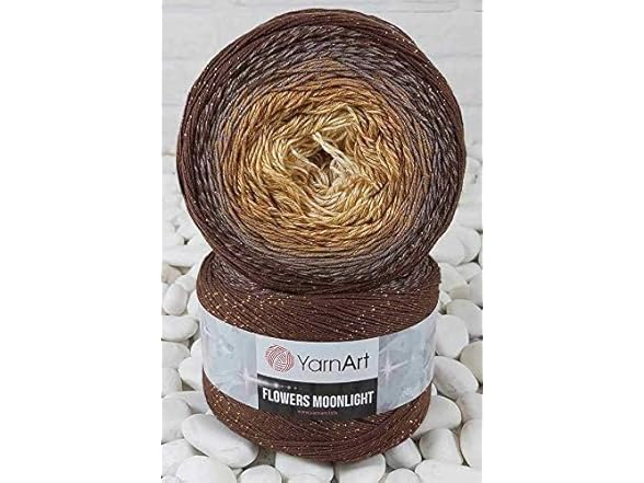 Flowers Moonlight Glitter Cotton Yarn
