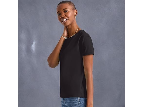 Hanes Black Comfort 3Pack Tees (XS)