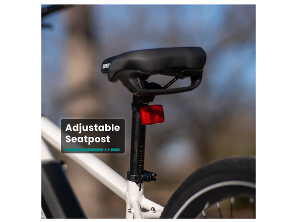 GOTRAX Transit 27.5" Step Through Electric Hybrid Bike