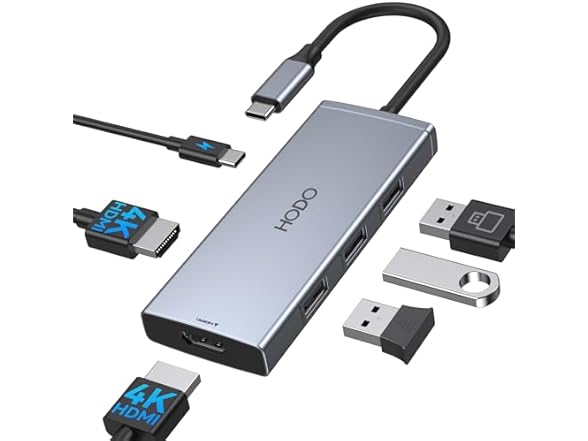 Docking Station to Dual HDMI Monitors Adapter