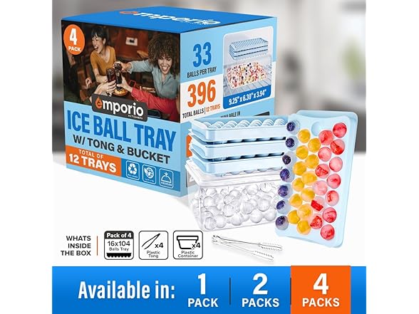Emporio Kitchen Emporio Kitchen Round Ice Cube Tray wi