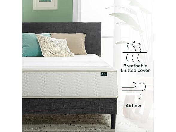 Zinus 10 Inch Foam and Spring Hybrid Matress