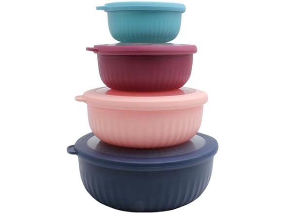 Navy - 8-Piece Set - Deep Bowls