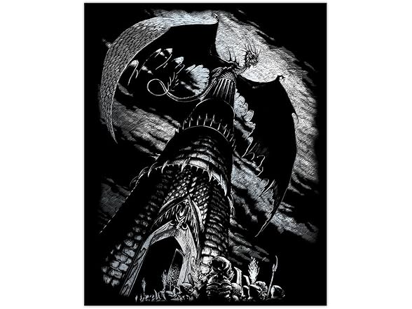 Royal Brush Dragon Tower 8.375x1.625 in