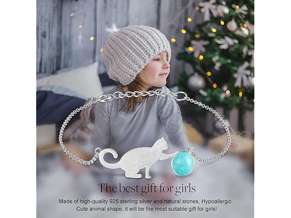 Lotus Bracelet Cat Playing Balls 6.5''-7.6''
