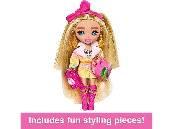 Barbie Fly Minis Travel Doll, Safari