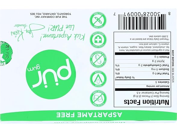 9CT -Pur Gum - Blister - Spearmint