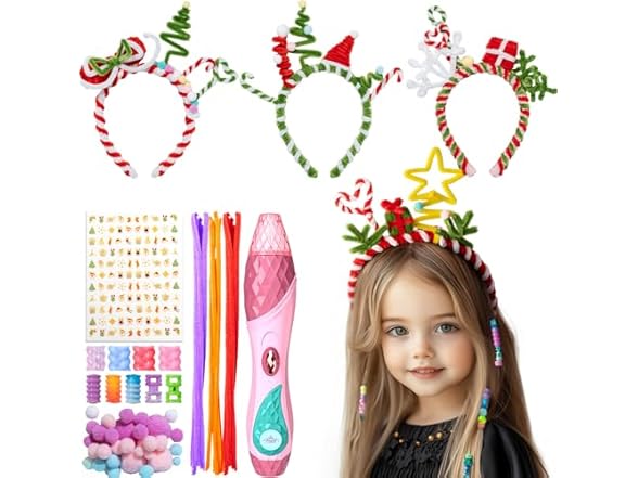 Girls Hair Braiding Vanity Set