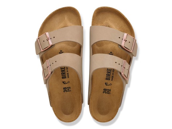 Birkenstock Unisex Arizona Oiled Leather Tobacco Brown