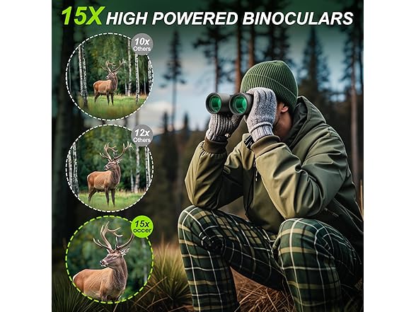 Occer 15x42 Binoculars for Adults