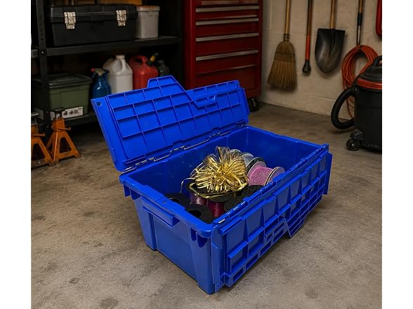 UBMOVE UBMOVE Storage Bin With Lids, Blue
