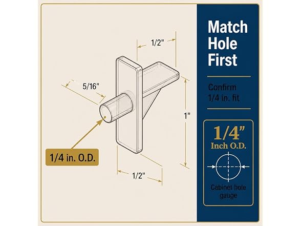 Prime-Line U 10136 1/4 in Clear