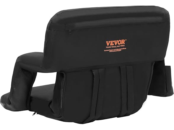 Stadium Seat with Back Support, Wide Bleacher
