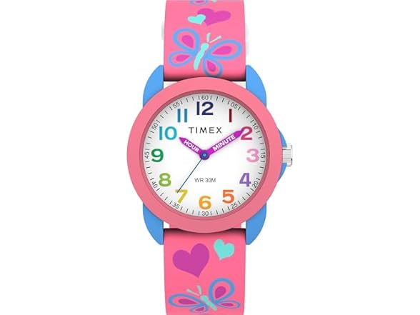Timex Kids Time Teacher 30mm Watch Pink