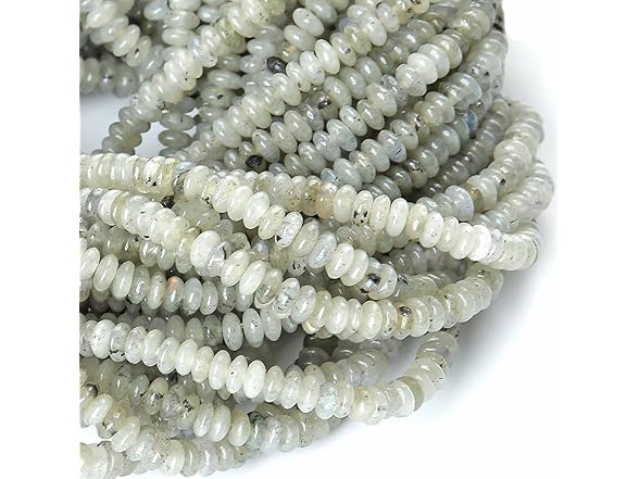 jiejinyu 2x4MM 150PCS Grey Labradorite