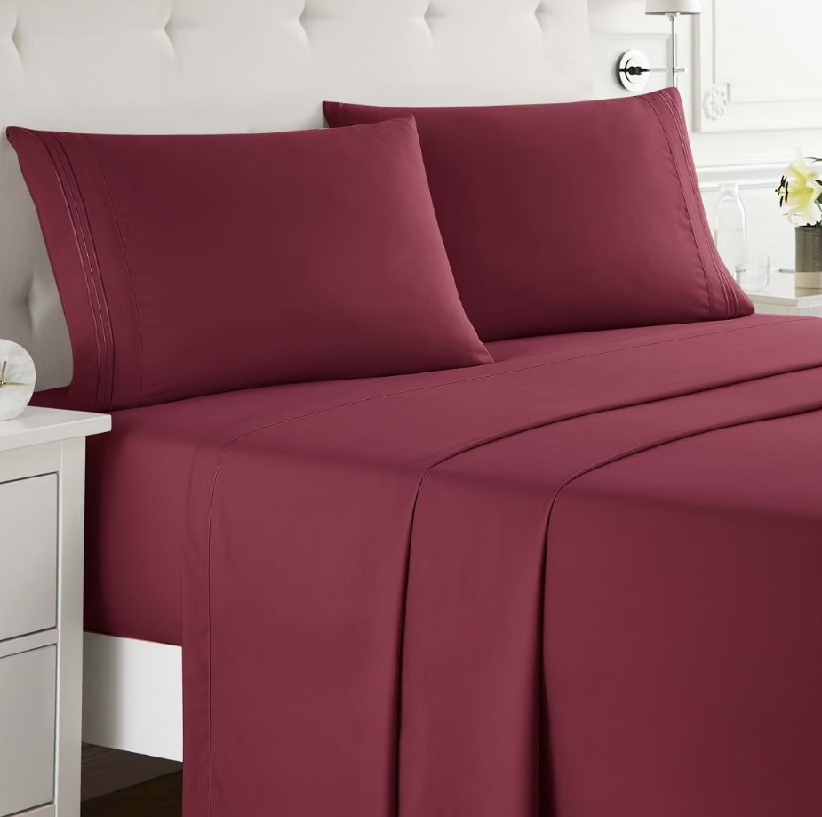 Clara Clark Premier 1800 Series 4 Piece Cal King Sheet Set - Gallery 4