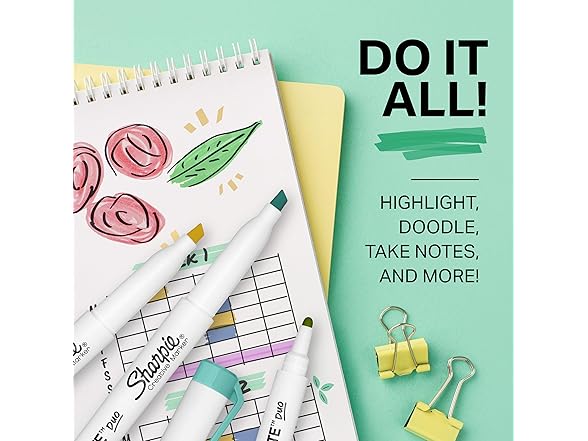 Sharpie S-Note Duo Dual-Tip Creative Highlighters