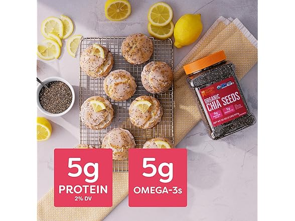 BetterBody Foods Organic Chia Seeds 2 lbs, 32 oz