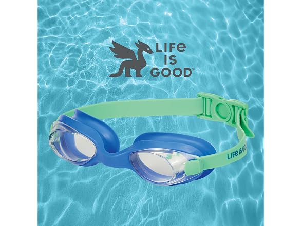 Life is Good Kids Swim Goggles Pack of 3