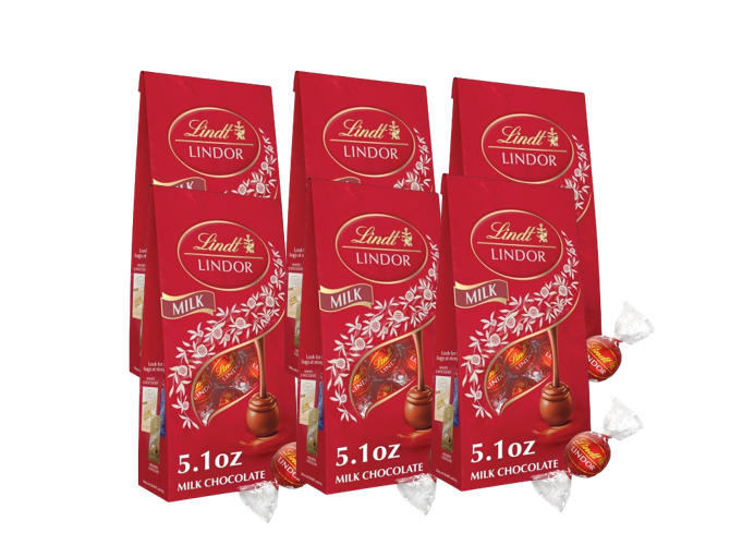 Lindt Lindor Milk Choc Truffles 5.1oz 6p - Gallery 3