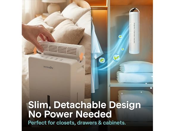 SereneLife 91 OZ Dehumidifier For Home