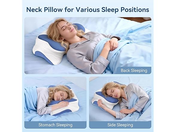Paxato Cervical Neck Pillow for Sleeping