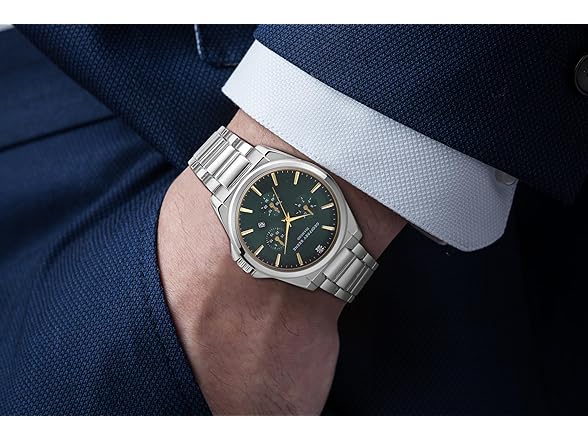 Geoffrey Beene Men Green Dial Watch