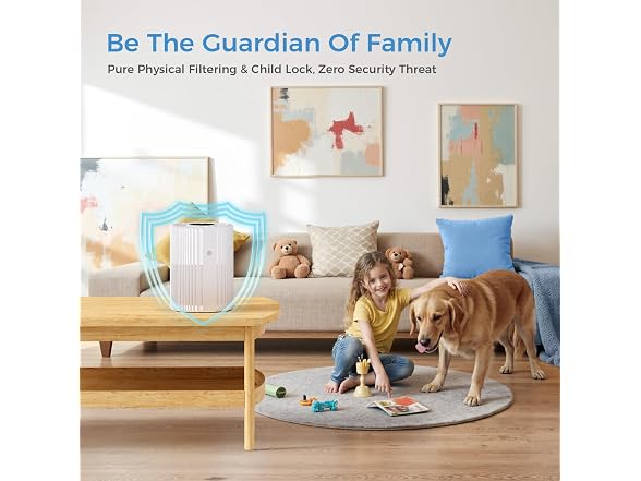 VOOPNU Air Purifier, 1095 Sq.Ft
