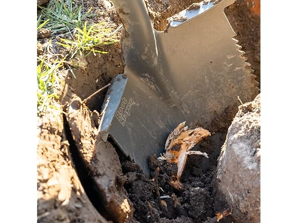 Root Slayer XL Round Point Digging Shovel