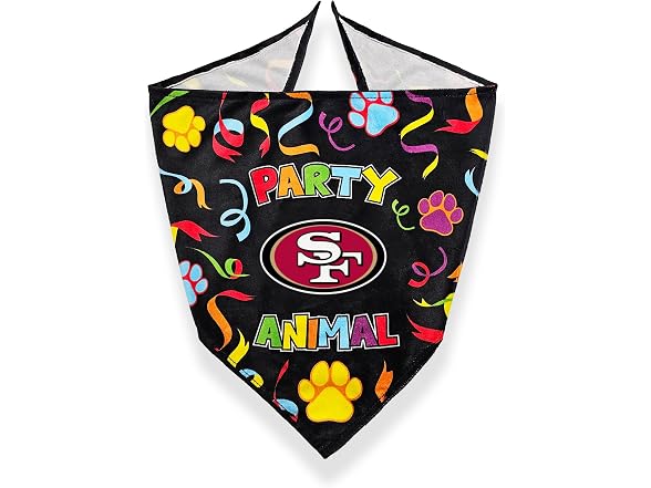 NFL San Francisco 49ers Pet Birthday Bandana