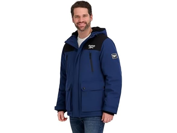 Reebok Men Insulated Softshell Winter Jacket