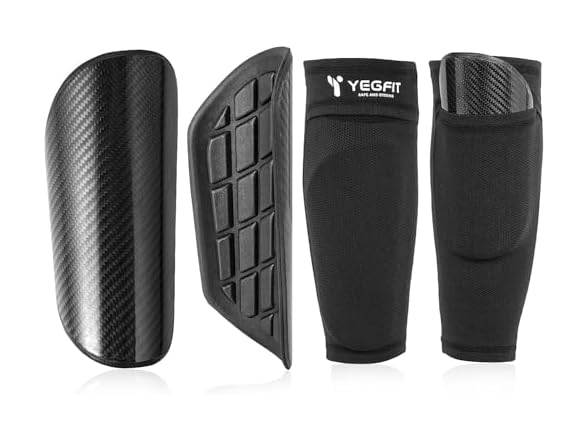 Yegfit Carbon Soccer Shin Guards Sleeves