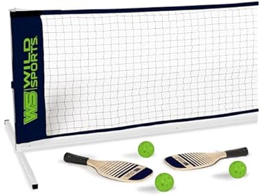 $29.99, Was $59.99, 50% Off! Wild Sports 10’ Driveway-Size Family Pickleball Net Set dealfomo