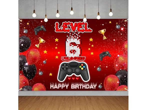 NC Level 6 Unlocked Backdrop Banner