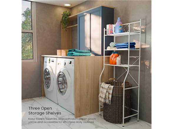 Home Zone Living Over-the-Toilet Bathroom Storage 