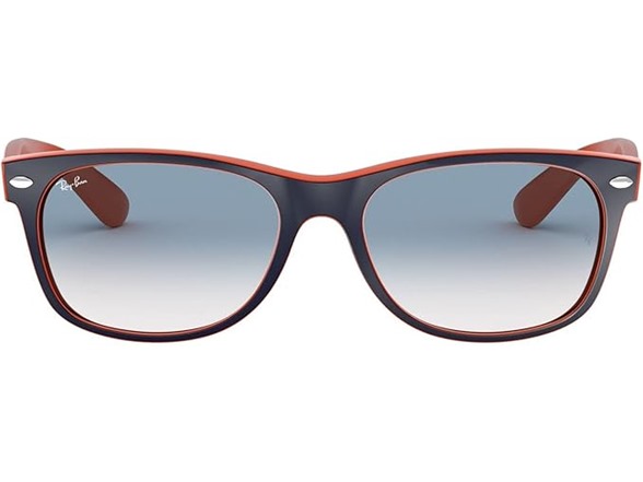 Blue on Orange/Clear Gradient Blue