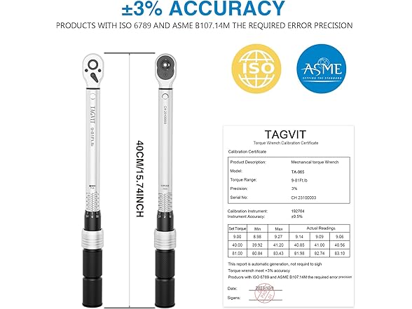 TAGVIT Drive Click Torque Wrench