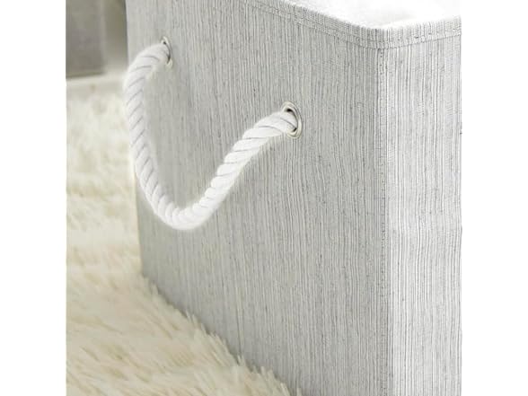 Sukkri Gray Storage Bins with Lids 2 PK