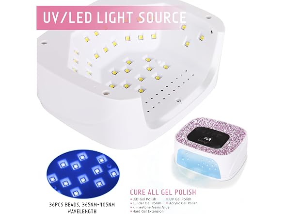 Rechargeable Uv Led Nail Lamp