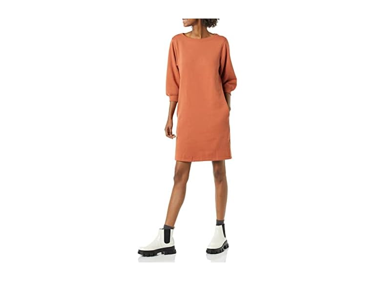 Amazon Essentials Women French Terry Blouson Dress