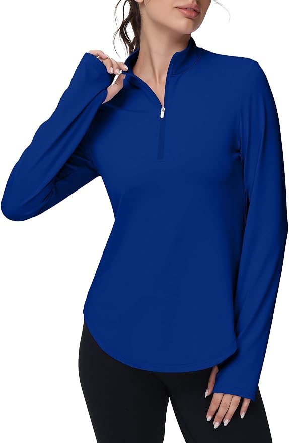 Ggov Women Golf Polo Long Sleeve Workout V Shirts - Gallery 21