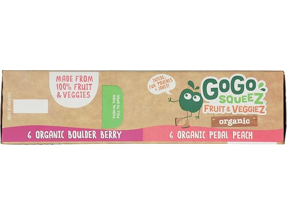 GoGo Squeez Fruit and Veggies 12 Pouch Variety