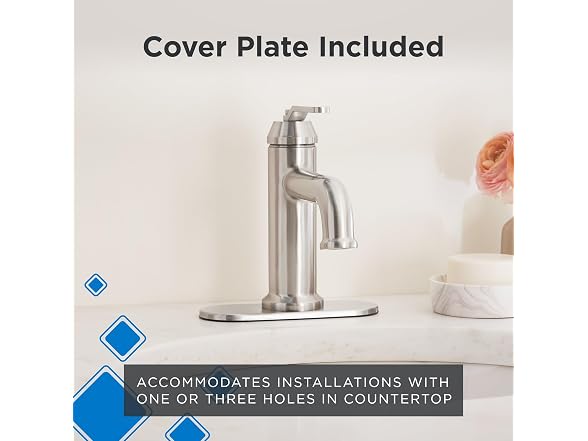 Gerber Kinzie Single Handle Bathroom Faucet- Nickle