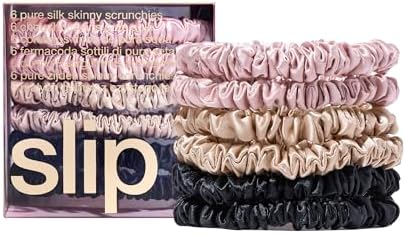 skinny scrunchies - set of 6