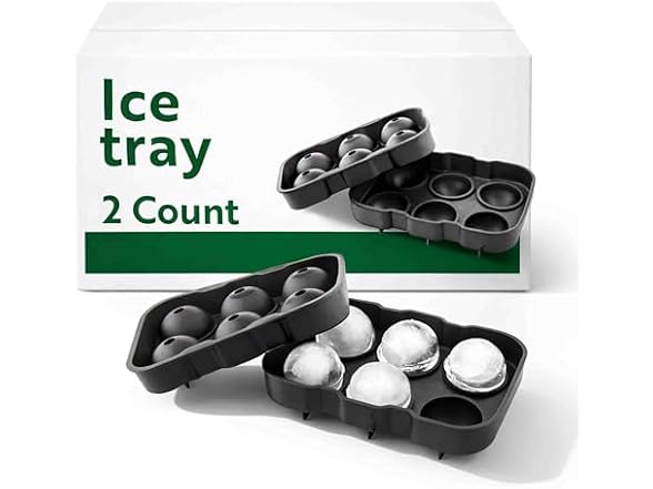 Restaurantware 2 In Sphere Silicone Ice Molds