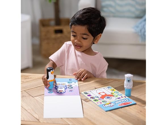Melissa & Doug Sticker Wow!® Winter (Polar Bear and Penguin)