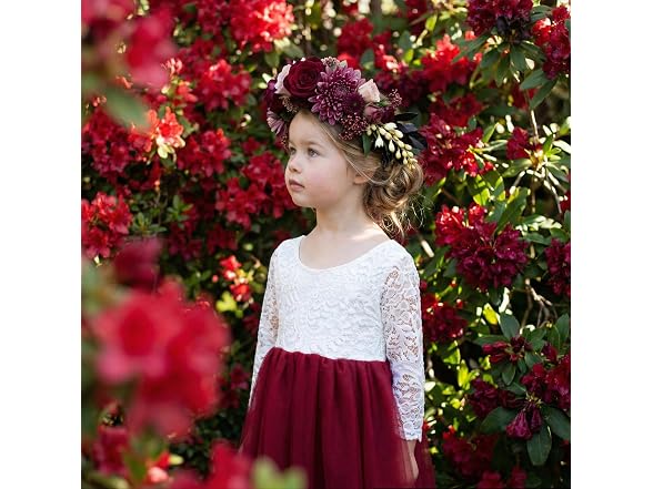 2Bunnies Women (3T) Girl Peony Lace Back Dress