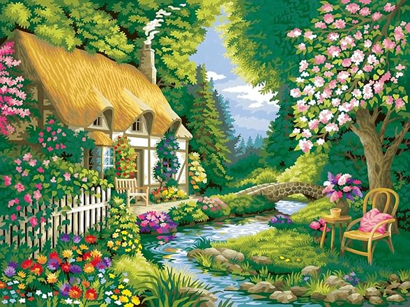 Ravensburger CreArt River Cottage Paint by Numbers