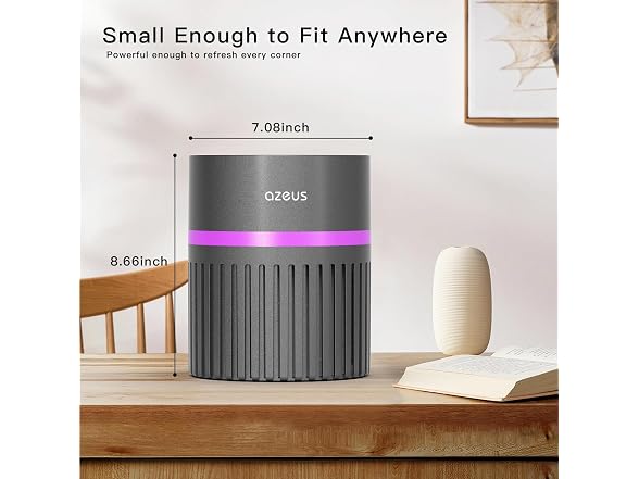 AZEUS Quiet Air Purifier, 2-Pack