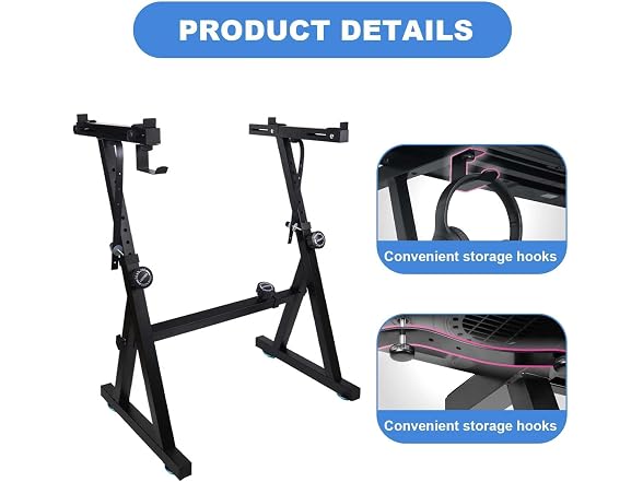 Takywep Heavy-Duty z-Shaped Piano Keyboard Stand
